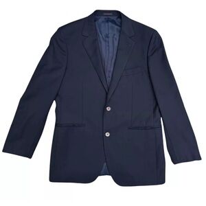 Byron British Style Slim Wool Blazer / Sport Jacket Size 40R Navy